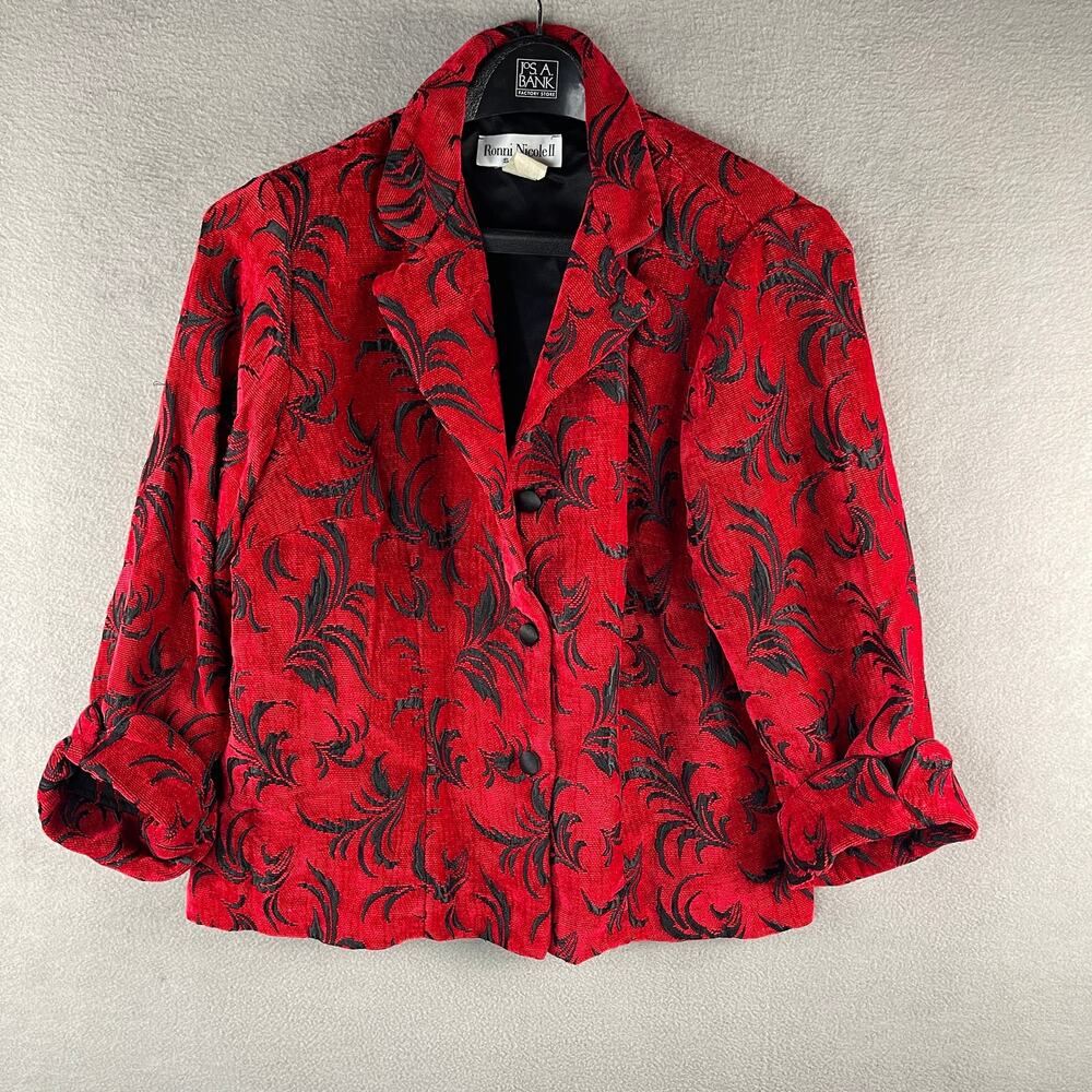 Vintage Ronni Nicolle Sport Blazer Jacket Women's 2X